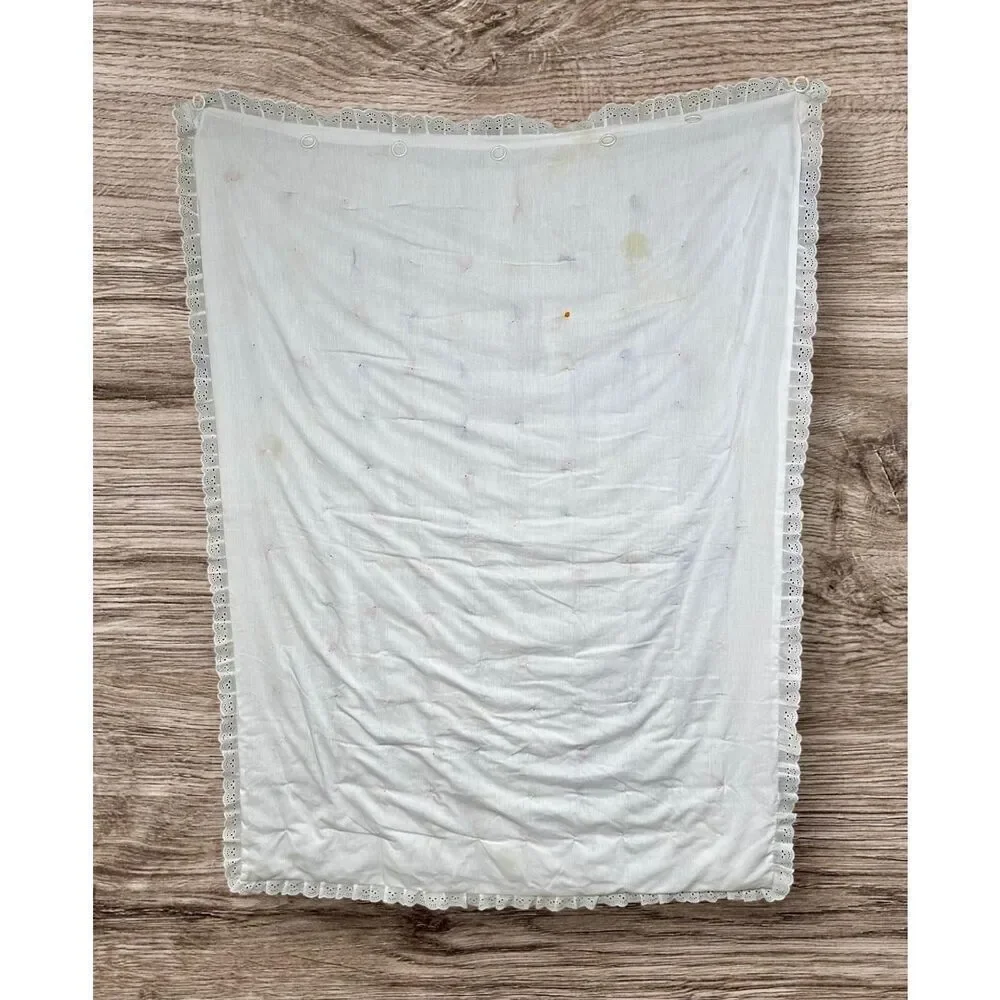 Vintage Hand Embroidered Blanket Baby Blanket Wall Decor Alphabet Patch Work